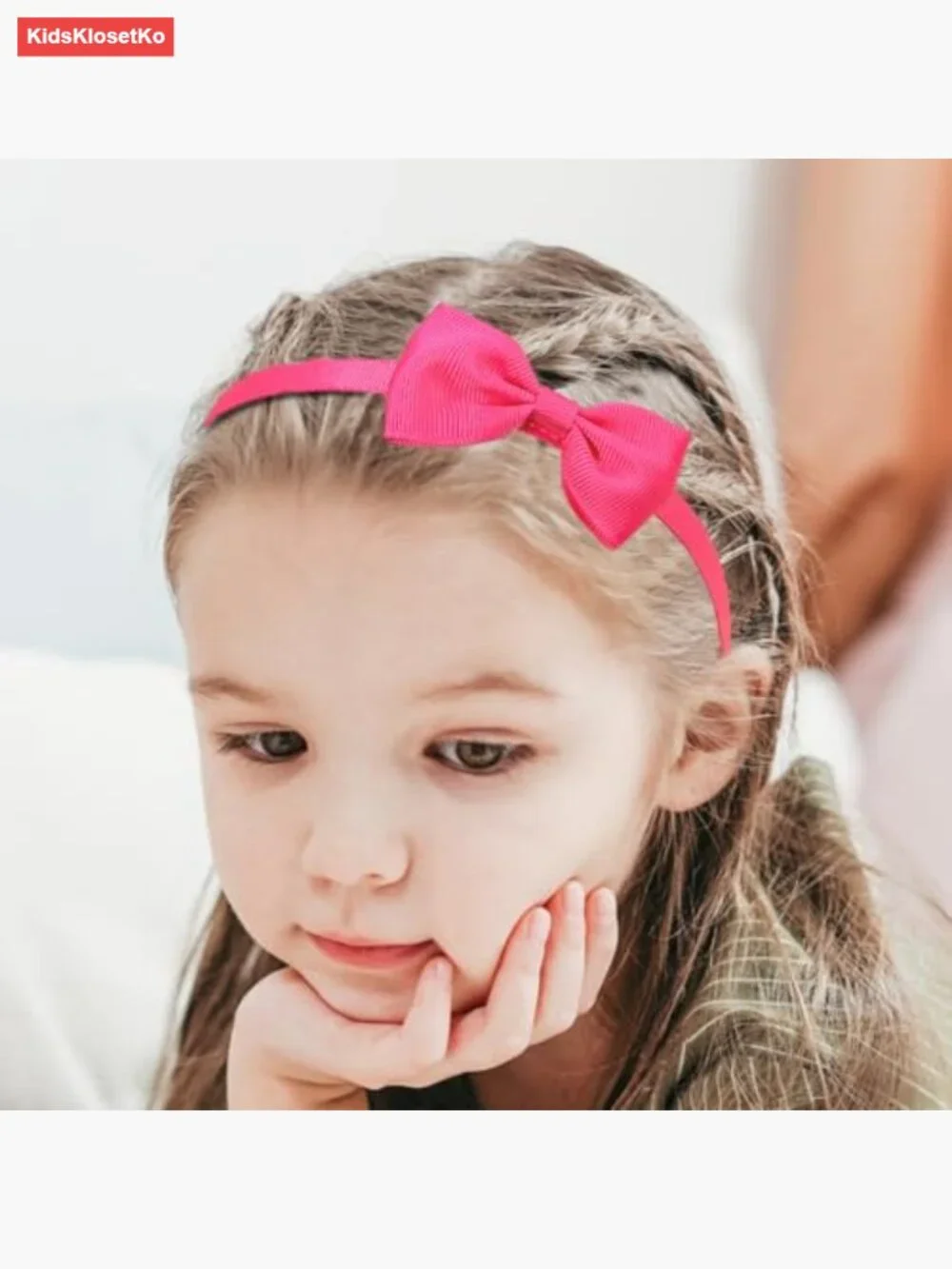 20 Pack Toddler Bow Headbands - Comfy Hair Loops for Little Girls